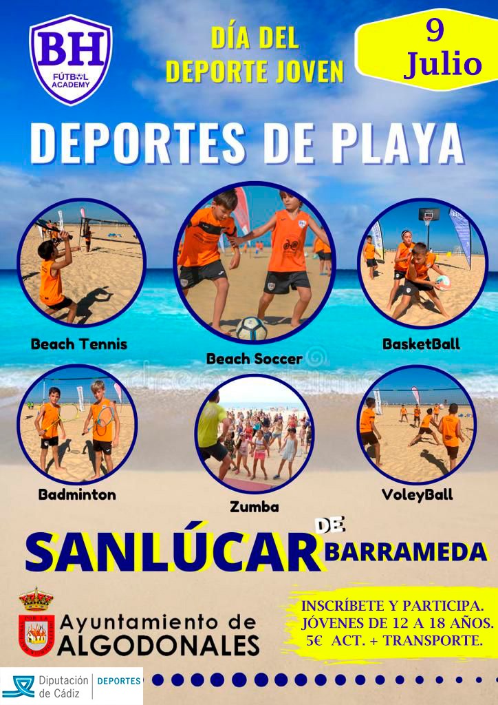Día del deporte joven. Deportes de playa