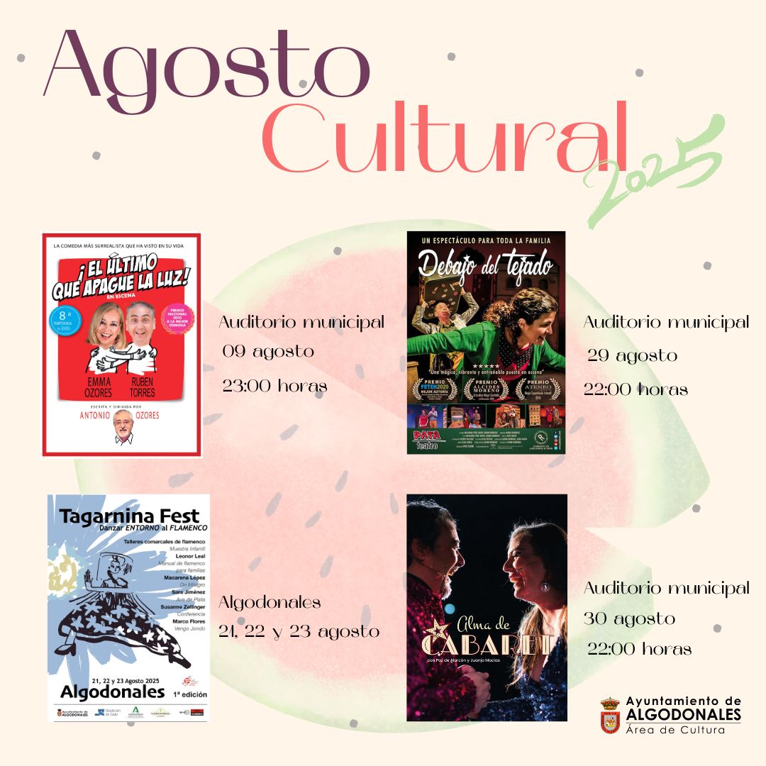 Agosto cultural 2025