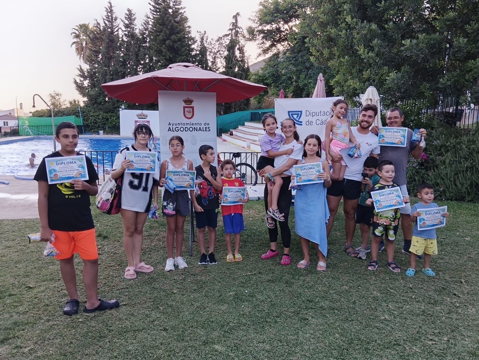 Finalizadas las clases de natación de este verano