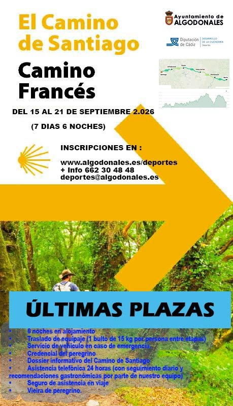 Últimas plazas disponibles para realizar el Camino de Santiago